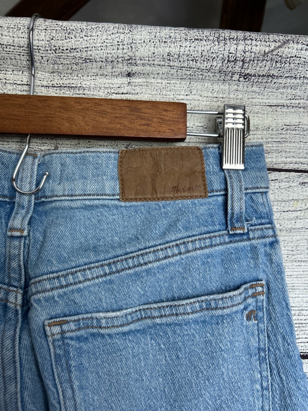Madewell The Perfect Vintage Straight Jean in Hoye Wash size 26P - Picture 11 of 14